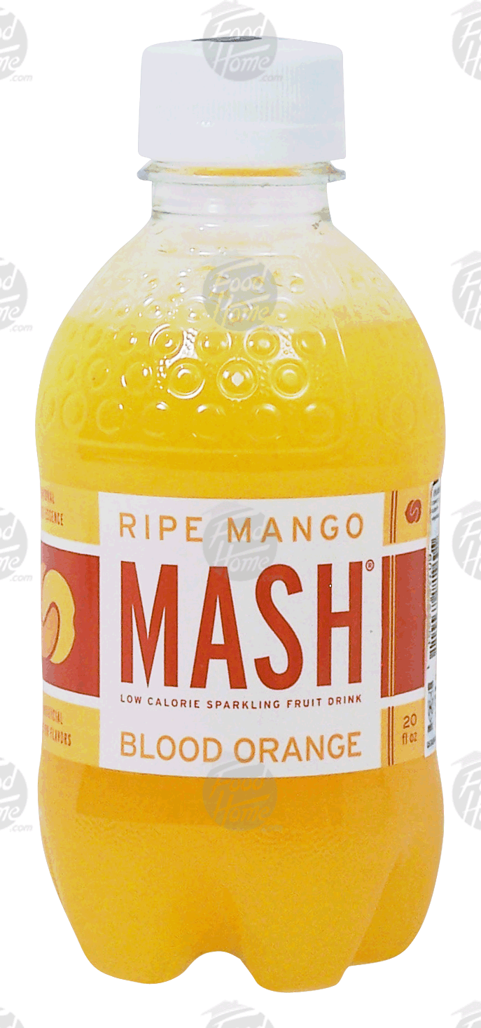 Mash  ripe mango blood orange low calorie sparkling fruit drink, 2% juice Full-Size Picture